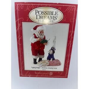 NIB Department 56 postal inspector santa‎ christmas collector 4057097